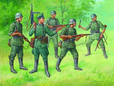 Zvezda - German Regular Infantry 1939-43 (Zve6178) - modelbouwsets, hobbybouwspeelgoed voor kinderen, modelverf en accessoires