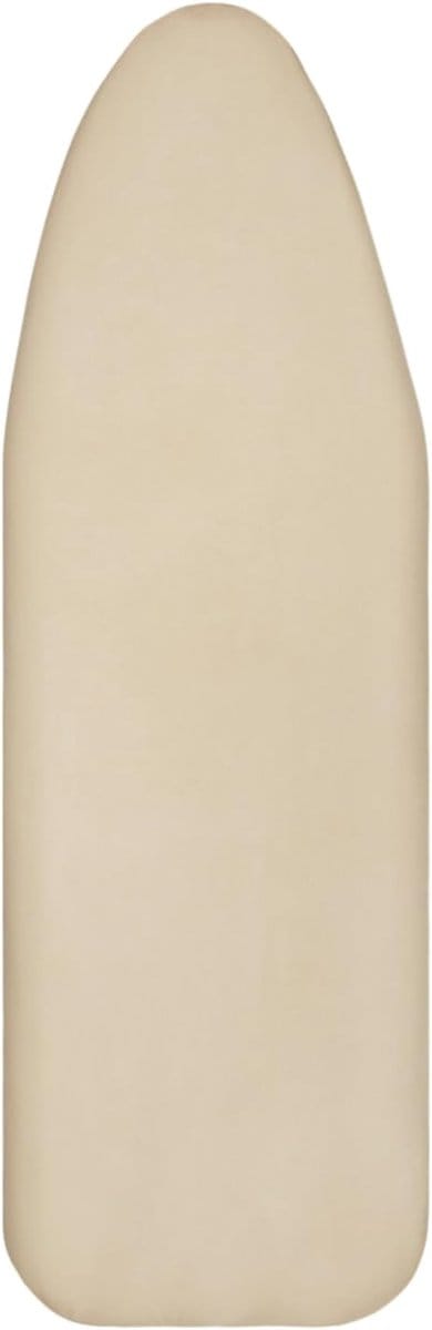 Strijkplankhoes, strijktafelovertrek van katoen, strijkovertrek met elastische band voor stoomstrijkijzer, geschikt voor strijkplanken 110-115cm x 30-35cm, kaki