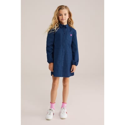 We Fashion Dress Short Dark Blue Größe: 134/140 | Kleider Outlet | Unisex | Blau