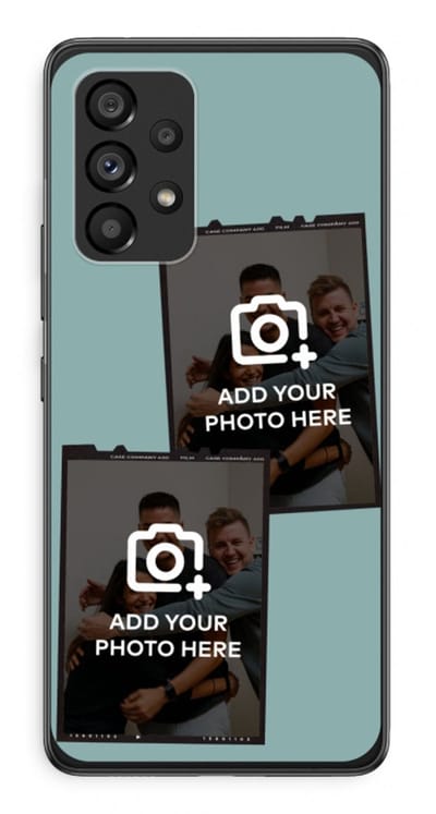 Gepersonaliseerd - Case Company® - Hoesje geschikt voor Samsung Galaxy A53 5G hoesje - Polaroid Zwart - Soft Cover Telefoonhoesje - Bescherming aan alle Kanten en Schermrand