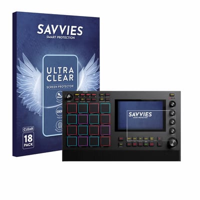 Savvies - Screenprotector voor Akai MPC Live III - Folie Beschermfolie transparant 18 Stuks