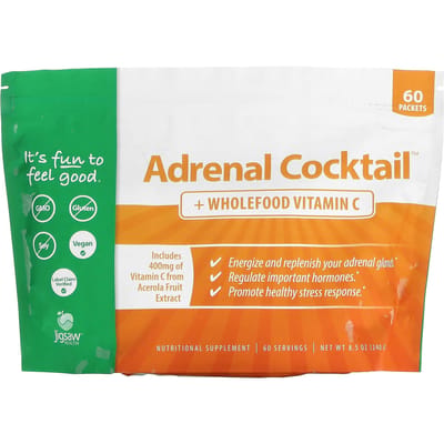 Bijniercocktail + Natuurlijke Voeding Vitamine C, 60 Sachets, 4G Elk