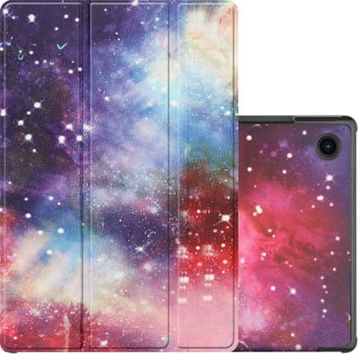 Hoes - Geschikt voor Samsung Galaxy Tab A8 - Dun & Stevig - Trifold Bookcase - Hard Cover - Hardcover Book Case - Tablet Hoesje - Galaxy