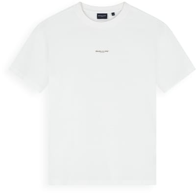 Ballin Amsterdam - Jongens Loose fit T-shirts Crewneck SS - White - Maat 6