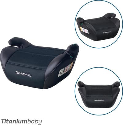 Titaniumbaby Finn i-Size - Zitverhoger - Autostoel Booster - 22-36 kg, 125-150 cm