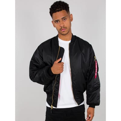 Alpha Industries Heren MA-1 Bomberjack in Zwart