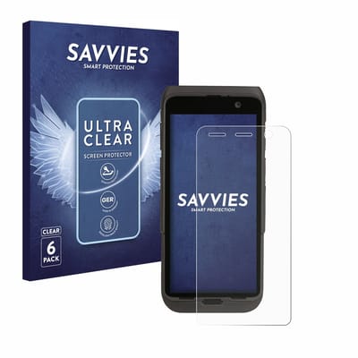 Savvies - Screenprotector voor Honeywell CT47 - Folie Beschermfolie transparant 6 Stuks