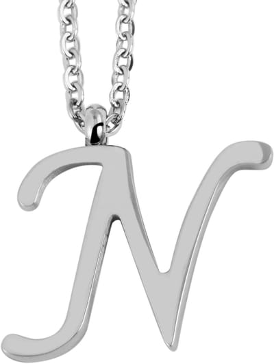 AKZENT Akzent unisex ketting met hanger Kiah, zilverkleurig, duurzaam