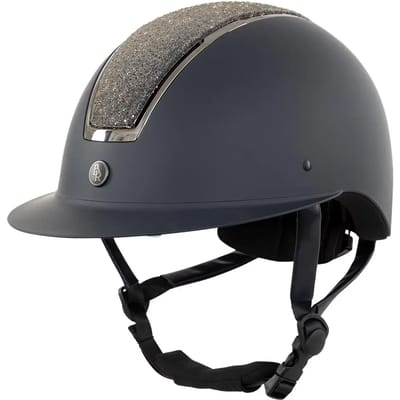 Rijhelm met polovizier BR Equitation Omega Glamourous