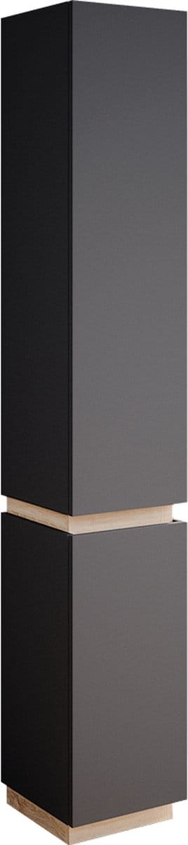 Vicco Gloria Badkamerkast – 33 x 197.5 cm met 2 deuren Antraciet