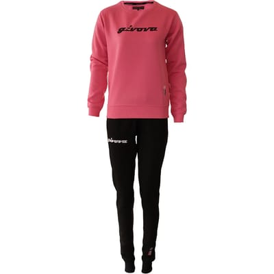 Dames trainingspak met pailletten crew neck Givova 104
