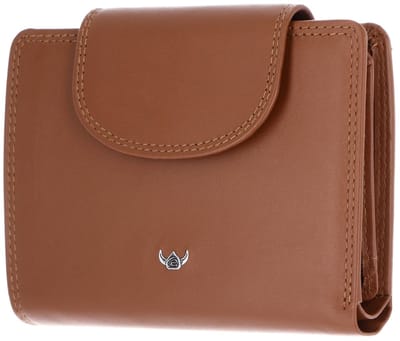 Golden Head Leren portemonnee Polo RFID Protect Kombischeintasche mit Riegel 1237 Cognac bruine