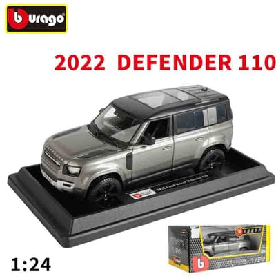 Bburago 1:24 Land Rover Defender 110 Die-casting Legering Auto Model Art Deco Collectie Speelgoed Cadeau Fabrieksautorisatie