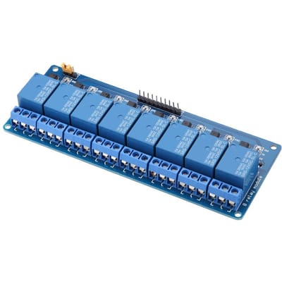 Module Relais 8 Canaux à Déclenchement Bas Niveau Avec Optocoupleur 12V