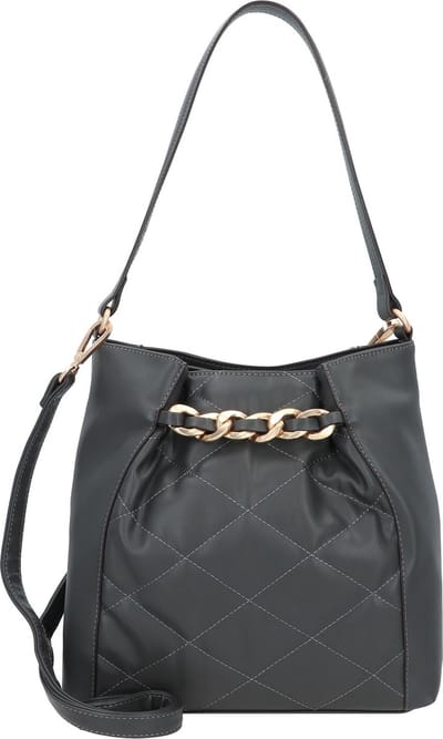 Gabor Schoudertas Charlotte Bucket Bag Dark Grey Donkergrijs