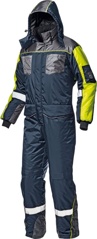 SIR SAFETY FREEZER Amerikaanse Overall HEREN Overall Werkkleding Blauw - Thermo - Gevoerd - Met Kniezak