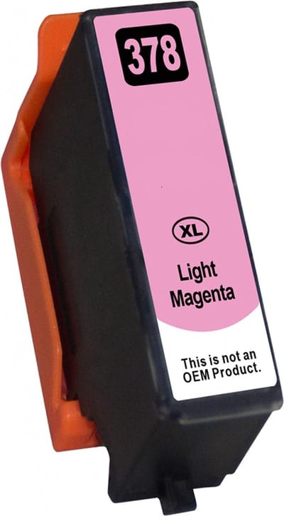Huismerk geschikt voor Epson 378XL inktcartridge Licht Magenta - XP-8500 - XP-8600 - XP-8700