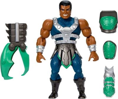 Mattel MOTU x TMNT: Turtles of Grayskull Action Figure Clamp Champ 14 cm Action Figuur