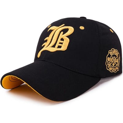 Mode Katoenen Baseballpet Voor Mannen Vrouwen – Vintage  Lb  Borduurwerk Verstelbare Snapback Pet, Casual Sport Zon Hoed Voor Buiten Adjustable black