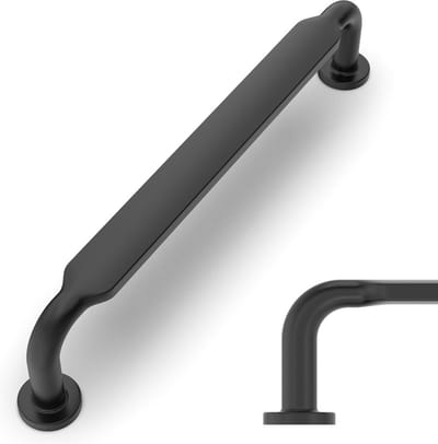 Goodivery ® Stijlvolle Zwarte Meubelgrepen Set van 10 voor Keuken en Kast met Gatafstand 128 mm