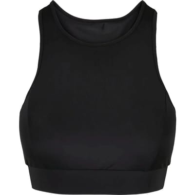 Urban Classics - High Neck Tech SportBH - XS - Zwart