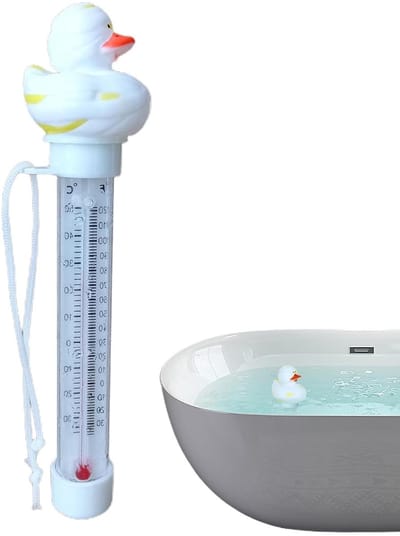 Zwembad thermometer - Zwevende meter - Water temperatuur meten - Leuk eend ontwerp - 20 cm lengte - Veelkleurig