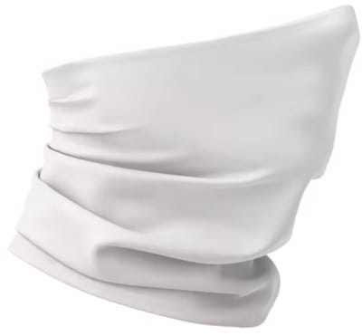 Finnacle - Bandana - Neck Warmer - Voor op de Motor - Nekwarmer - Col - Wit