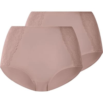 ESMARA Set van 2 corrigerende dames onderbroeken (Lichtroze, S (36/38))