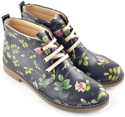 GOBY Midnight Garden Enkel Laarzen – Handmade – Vegan – Damesboots – Maat 42