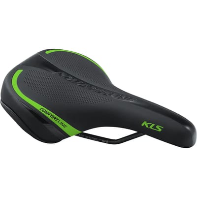 Kellys Comfortline Fietszadel Stad & Trekking - Giftig Groen