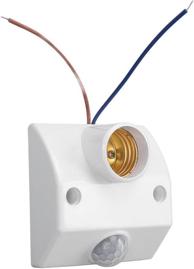 Bewegingssensor Lichtfitting E27 - Automatische Aan/Uit Lamphouder