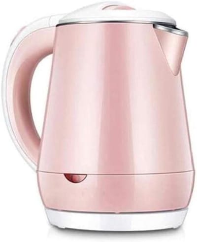 Roestvrijstalen Waterkoker - Mini Waterkoker - Snel Water Koken - Dubbellaags Anti-verbranding - 0.6L - Wit