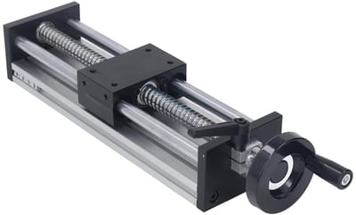 Allecto - Lineaire Bewegingsrailgeleider - Hoge Precisie Actuator - 200 mm Slag - Kogelomloopspindel - Geschikt voor Doe-het-zelf CNC-router - ...