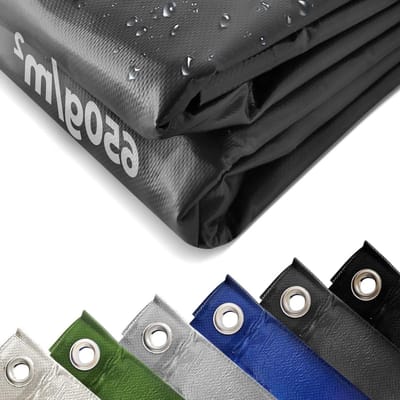 Dekzeil - Afdekzeil Beschermzeil - Goederen Beschermen - 3-laags PVC-gecoat - 4 x 5 m - Antraciet