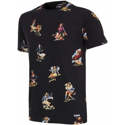COPA - Calcio Donna T-Shirt - Heren - Zwart - S