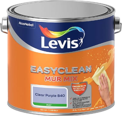 Levis - Easyclean Mur Mat Mix - Clear Purple B40 - Mengverf - 2,5 L