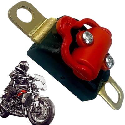 Batterij-Uitschakeltool 12 Volt | Universeel 12V Lekstroombeveiliging | Accu-onderbrekingsisolator | voor Motorfiets, Camper, Vrachtwagen, Camper, ATV, Voorkom Onnodig Lekstroom en Stroomverlies
