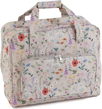 Naaimachinetas: Mat PVC: Wilde bloemen