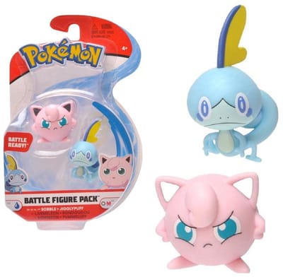 Pokemon Battle Figure Pack - Sobble Jigglypuff - 4.5 cm groot