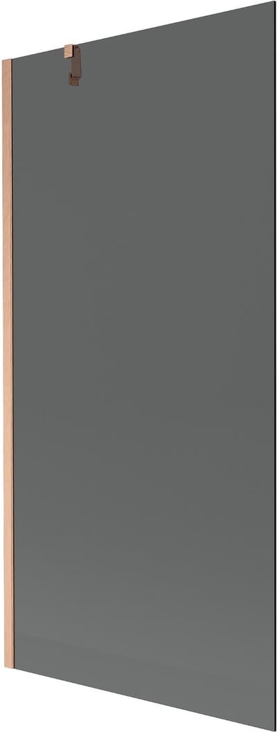 Mexen Next badwand 1-delig 90 x 150 , grafiet, geborsteld koper - 895-090-000-00-40-65