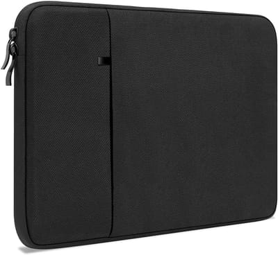 13.6 Inch Laptop Sleeve voor MacBook Air 2022-2025 - Waterdichte Beschermhoes voor Reizen, Draagtas en Eenvoudige Bescherming (Zwart)