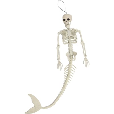 Décoration Squelette Halloween Figurine Squelette Réaliste Effrayant Ornement pour Fête Maison Hantée white