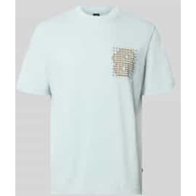 regular fit T-shirt van puur katoen model 'C-Tigerman 49'