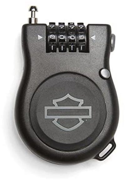 Intrekbaar Motorslot 90 cm - Kabelslot met 4-cijferig Cijferslot voor Helm en Diefstalbeveiliging