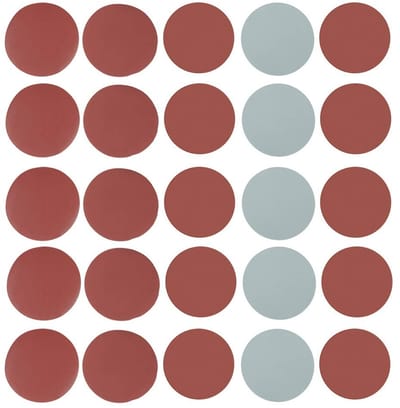 Dailygoods- Schuurpapier Set 25 Stuks - Schuurpapier 125mm - Aluminiumoxide - Antistatisch - Fijn P800/P1000/P1500/P2000/P3000 - Duurzaam - Schuurschijven