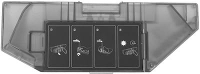 Dailygoods- Stofopvangbak Vervangend - Stofdoos - Voor X40 Veegmachine - ABS Materiaal - Eenvoudige Installatie - Lichtgewicht 180 g - Stofzuigerbak