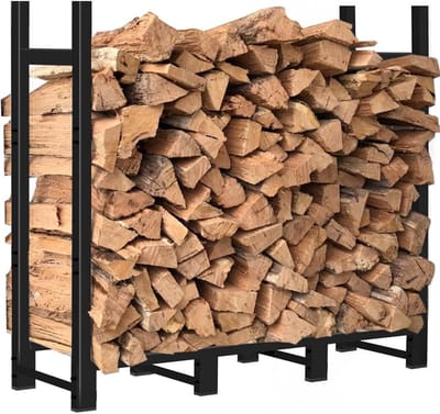 Verstelbare Heavy Duty Houten Brandhout Rack voor Binnen en Buiten