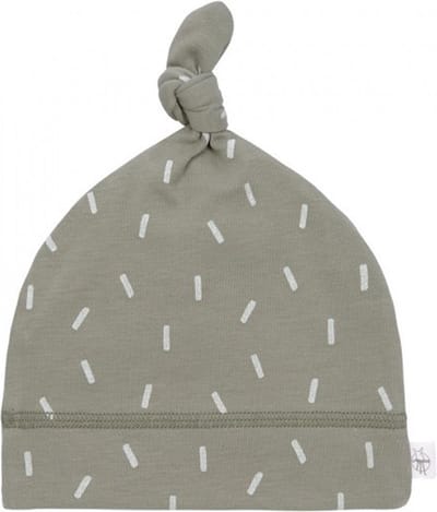 interlock beanie muts speckles olive 74/80 Lassig