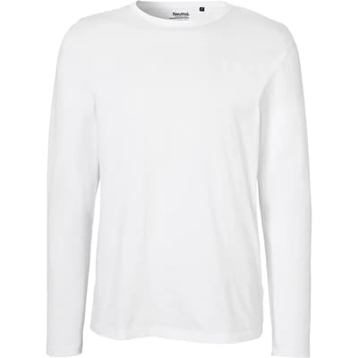 Neutral Men´s Long Sleeve T-Shirt NE61050 - White - S
