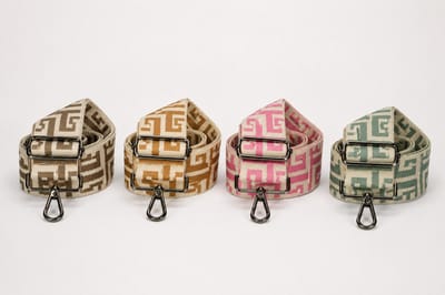 4 x Bag strap - Festival tassenriem - Schouderband - Schouderriem tas - Tassen riem - Tas hengsel - Tassen band - gitaar strap - cameratas band - cross body - verstelbare riem - bag belt - handtas bandje - Kleurrijk